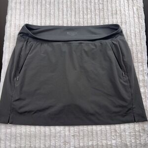 Athleta‎ Brooklyn Skort Gray Women's Size 14 Shorts Tennis Golf Athletic Skirt